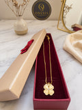 ✨ Colier „Trifoi D’Or” – Oțel Placat cu Aur 18K (5 Straturi)
